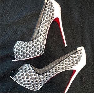 Christian Louboutin Very Lace 120 MAXI FISHNET